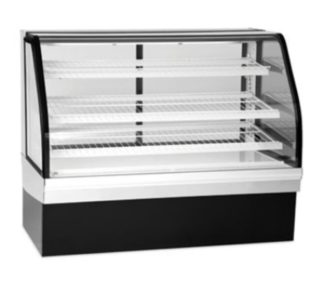 Federal ECGD50 50" Full Service Bakery Case w/ Curved Glass - (4) Levels, 120v