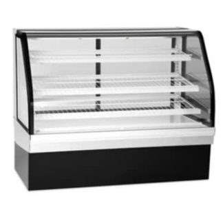 Federal ECGD77 77" Full Service Bakery Case w/ Curved Glass - (4) Levels, 120v