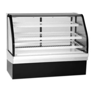 Federal ECGR59 59" Full Service Bakery Case w/ Curved Glass - (4) Levels, 120v