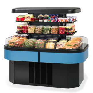 Federal IMSS60SC-2 60" Horizontal Open Air Cooler w/ (3) Levels, 208-230v/1ph