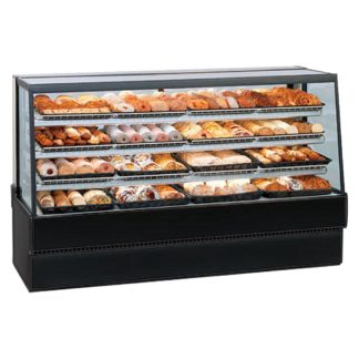 Federal SGD5942 59" Full Service Bakery Case w/ Straight Glass - (3) Levels, 120v