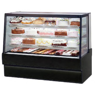 Federal SGR5942 59" Full Service Bakery Case w/ Straight Glass - (3) Levels, 120v