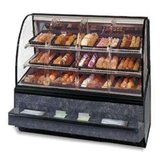Federal SN77SS 77" Self Service Bakery Case w/ Curved Glass - (3) Levels, 120v