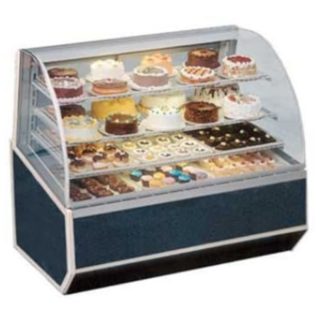 Federal SNR77SC 77" Full Service Bakery Case w/ Curved Glass - (4) Levels, 120v