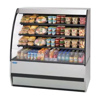 Federal SSRPF-5952 59" Vertical Open Air Cooler w/ (4) Levels, 208-240v/1ph