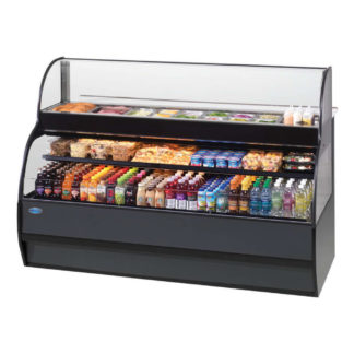 Federal SSRSP-5952 59" Horizontal Open Air Cooler & Prep Table w/ (3) Levels, 230v/1ph