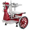 Globe FS12 Manual Flywheel Slicer w/ 12" Knife - Aluminum, Red