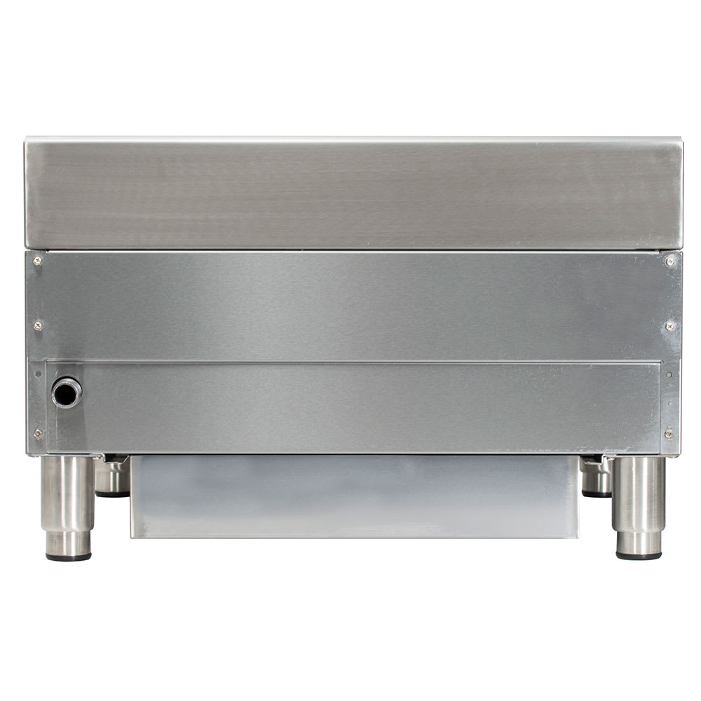 Globe GCB24G-RK 24" Countertop Gas Charbroiler w/ Reversible Grates, Char Rock, Stainless - Image 4