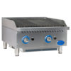 Globe GCB24G-SR 24" Countertop Gas Charbroiler w/ Cast-Iron Grates, Radiant