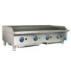 Globe GCB48G-CR 48" Countertop Gas Charbroiler w/ Reversible Grates, Radiant