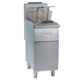 Globe GFF35G Gas Fryer - (1) 35 lb Vat, Floor Model, Natural Gas