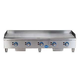 Globe GG60TG 60" Gas Griddle w/ Thermostatic Controls - 1" Steel Plate, Convertible