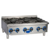 Globe GHP36G 36" Gas Hotplate w/ (6) Burners & Manual Controls