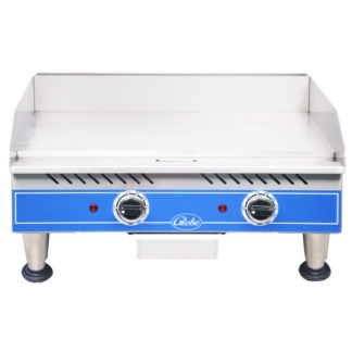 Globe PG24E 24 3/5" Electric Griddle w/ Thermostatic Controls - 3/8" Steel Plate, 208-240v/1ph