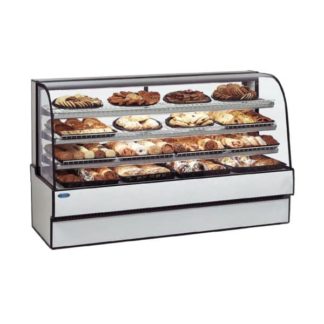Federal CGR5942 59" Full Service Bakery Case w/ Curved Glass - (3) Levels, 120v