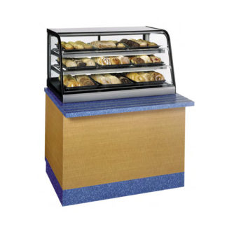 Federal CD3628SS 36" Countertop Non-Refrigerated Merchandiser, 3 Lift Up Front Door, Stainless