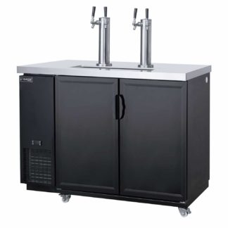 Dukers DKB60-M2 61" Dual Tap Kegerator Draft Beer Cooler