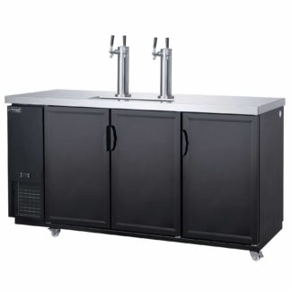 Dukers DKB72-M3 73" Dual Tap Kegerator Draft Beer Cooler