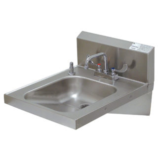 Advance Tabco 7-PS-25 Wall Mount Commercial Hand Sink w/ 14"L x 16"W x 5"D Bowl, ADA Compliant