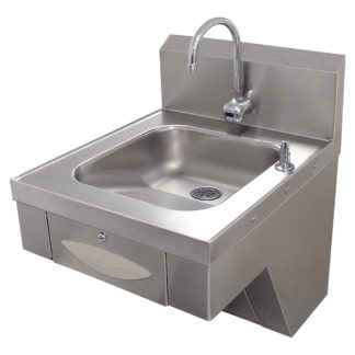 Advance Tabco 7-PS-41 Wall Mount Commercial Touchless Hand Sink w/ 14"L x 16"W x 5"D Bowl, ADA Compliant