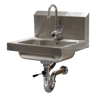 Advance Tabco 7-PS-51 Wall Mount Commercial Touchless Hand Sink w/ 14"L x 10"W x 5"D Bowl, Electronic Faucet