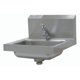 Advance Tabco 7-PS-72 Wall Mount Commercial Hand Sink w/ 14"L x 10"W x 5"D Bowl, Basket Drain
