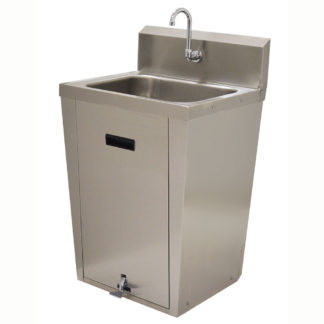 Advance Tabco 7-PS-86 Pedestal Commercial Touchless Hand Sink w/ 20"L x 16"W x 8"D Bowl, Pedal Valve