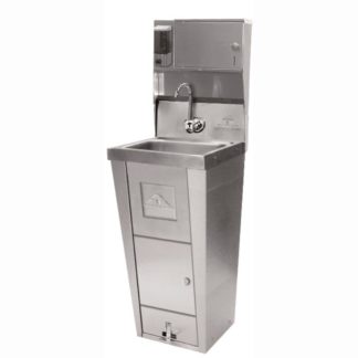 Advance Tabco 7-PS-99 Pedestal Commercial Touchless Hand Sink w/ 14"L x 10"W x 5"D Bowl, Pedal Valve