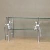 Advance Tabco DSG-15G-72 72" Multi-Use Sneeze Guard - 15"D, Counter-Mount, Glass - Image 3