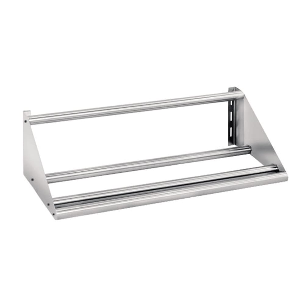 Advance Tabco DT-6R-24 Tubular Wall Mounted Shelf, 82"W x 18"D, Stainless