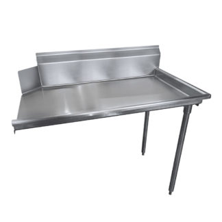 Advance Tabco DTC-S30-120R Straight Dishtable - L-R Operation, Stainless Legs, 119x30x34", 14 ga 304 Stainless