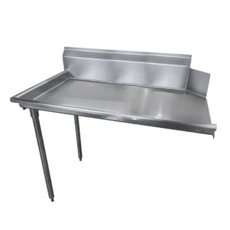 Advance Tabco DTC-S30-24L Straight Dishtable - R-L Operation, Stainless Legs, 23x30x34", 14 ga 304 Stainless