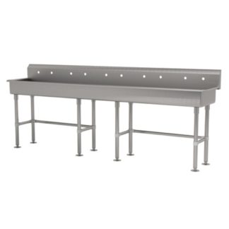 Advance Tabco FS-FM-100-ADA 100" Freestanding Multiwash Hand Sink