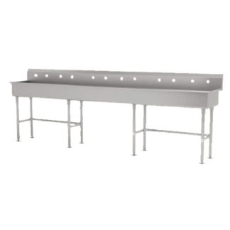 Advance Tabco FS-FM-120 120" Freestanding Multiwash Hand Sink