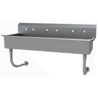 Advance Tabco FS-WM-60 Wall Mount Commercial Hand Sink w/ 60"L x 16"W x 8"D Bowl, Basket Drain