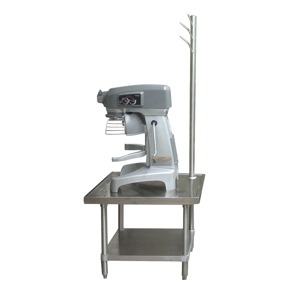 Advance Tabco MX-SS-363 36" Mixer Table w/ All Stainless Undershelf Base & Utensil Rack, 36"D