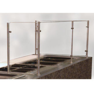 Advance Tabco SGCC-36 36" Vertical Food Shield - Tempered Glass