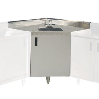 Advance Tabco SHK-2441 Cabinet Base Commercial Hand Sink w/ 16"L x 20"W x 12"D Bowl, Basket Drain