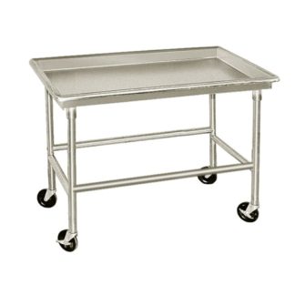 Advance Tabco SR-48 48" Sorting Table - 3" Raised Edge, 30" W, 16 ga 304 Stainless