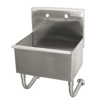 Advance Tabco WSS-14-21 Wall Mount Commercial Hand Sink w/ 18"L x 14"W x 12"D Bowl, Basket Drain