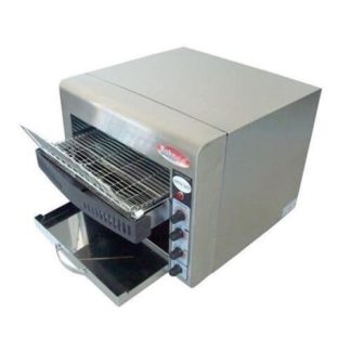 Bakemax BMCT450 Conveyor Toaster - 500 Slices/hr w/ 1 1/2" Product Opening, 220v/1ph