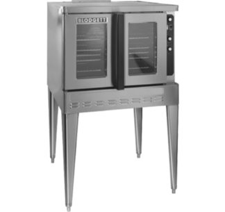 Blodgett DFG-200 BASE Bakery Depth Single Full Size Convection Oven - 60,000 BTU