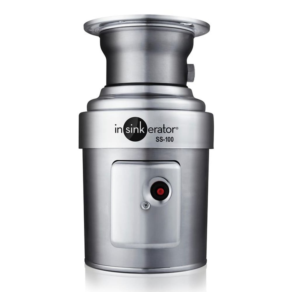 InSinkErator SS-100 Disposer, Basic Unit Only, 1 HP, Stainless, 115v