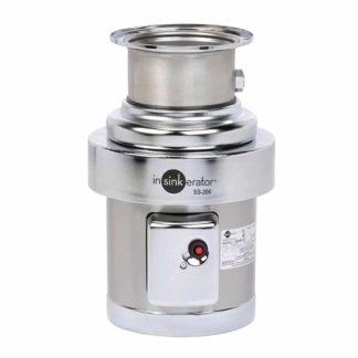 InSinkErator SS-200 Disposer, Basic Unit Only, Stainless, 2 HP, 115v