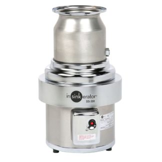 InSinkErator SS-300 Disposer, Basic Unit Only, Stainless, 3 HP, 208v/3ph
