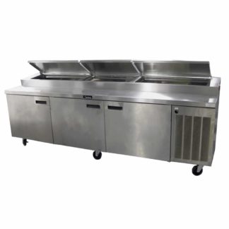 Delfield 186114PTBMP 114" Pizza Prep Table w/ Refrigerated Base, 115v