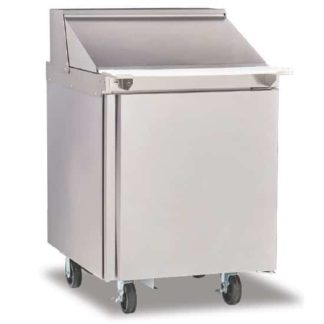 Delfield 4427NP-12M 27" Sandwich/Salad Prep Table w/ Refrigerated Base, 115v