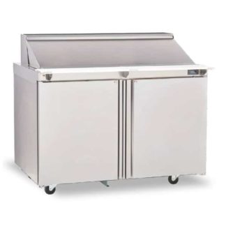 Delfield 4460NP-18M 60" Sandwich/Salad Prep Table w/ Refrigerated Base, 115v