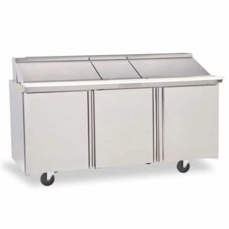 Delfield 4472NP-18 72" Sandwich/Salad Prep Table w/ Refrigerated Base, 115v
