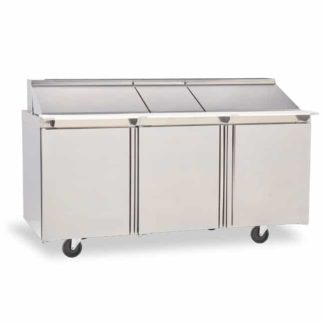 Delfield 4472NP-30M 72" Sandwich/Salad Prep Table w/ Refrigerated Base, 115v